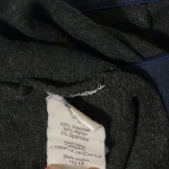 J. Crew Pixie High-Waist Pant in Stretch Ponte Charcoal Size 6 - Picture 8 of 9